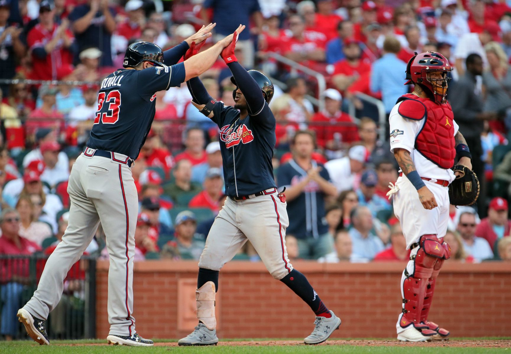 Atlanta Braves vs St. Louis Cardinals, Game 4 NLDS in St. Louis
